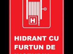 Placuta pentru hidrant cu furtun de incendiu